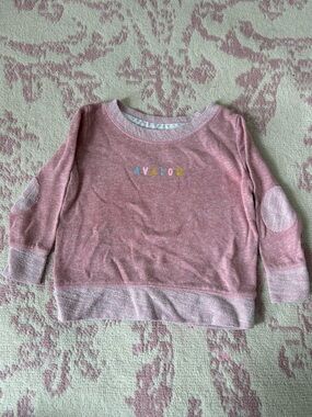 Kids' Pink Pullover Sweatshirt - Avalon NJ Breezin Up 3T